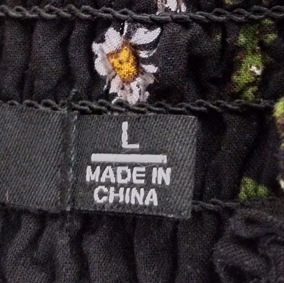 One 5 One Margery Floral Wide Leg Pant Women's L Multicolor Artsy Retro Boho - Picture 10 of 11